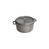 STAUB Cocotte Fonte Ronde 34 cm Gris Graphite 12,6 L