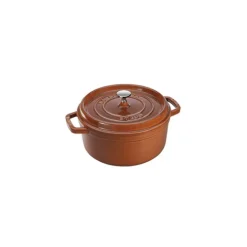 STAUB Cocotte Fonte Ronde 28 cm Cannelle Majolique 6,7 L