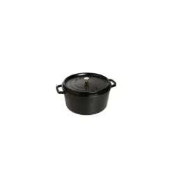 STAUB Cocotte Fonte Ronde 12 cm Noir Mat 0,4 L