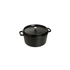 STAUB Cocotte Fonte Ronde 28 cm Noir Mat 6,7 L