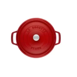 STAUB Cocotte Fonte Ronde 26 cm Rouge Cerise 5,2 L