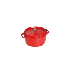 STAUB Cocotte Fonte Ronde 20 cm Rouge Cerise 2,2 L
