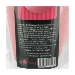 Sucre Barbe à Papa Fraise 400 g Patisdécor