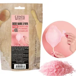 Sucre Barbe à Papa Pomme d'amour 400 g Patisdécor