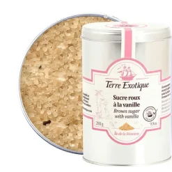 Sucre Roux à la Vanille 280 g Terre Exotique