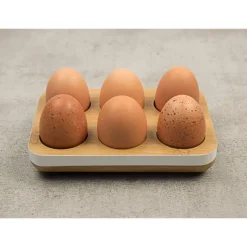 Support à Œufs en Bambou Pebbly