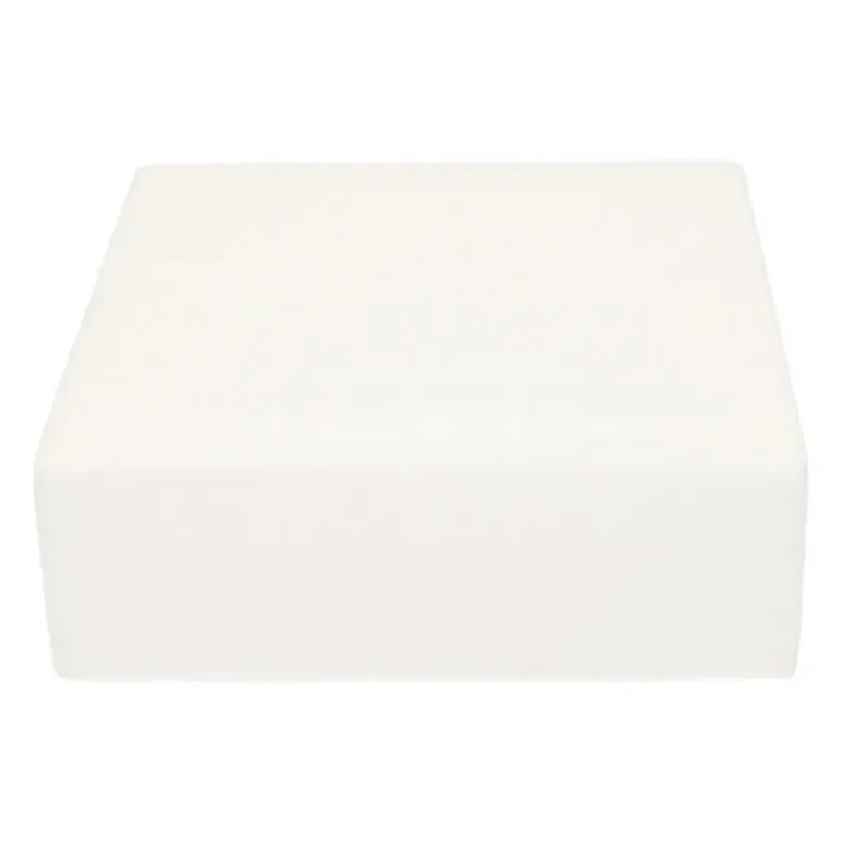 Support polystyrène carré H 7 cm - 20 x 20 cm