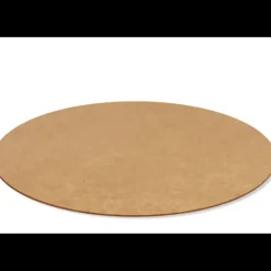 Supports à Gâteaux Kraft et Blanc Rond 24 cm Scrapcooking (x5)