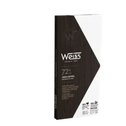Tablette de Chocolat Noir Ebène 72% 90 g Weiss