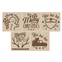 Tampon Biscuit Noël et Emporte-Pièce Scrapcooking