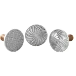Tampons à Biscuits et Cookies Ronds Geo (x3) Nordic Ware