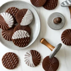 Tampons à Biscuits et Cookies Ronds Geo (x3) Nordic Ware