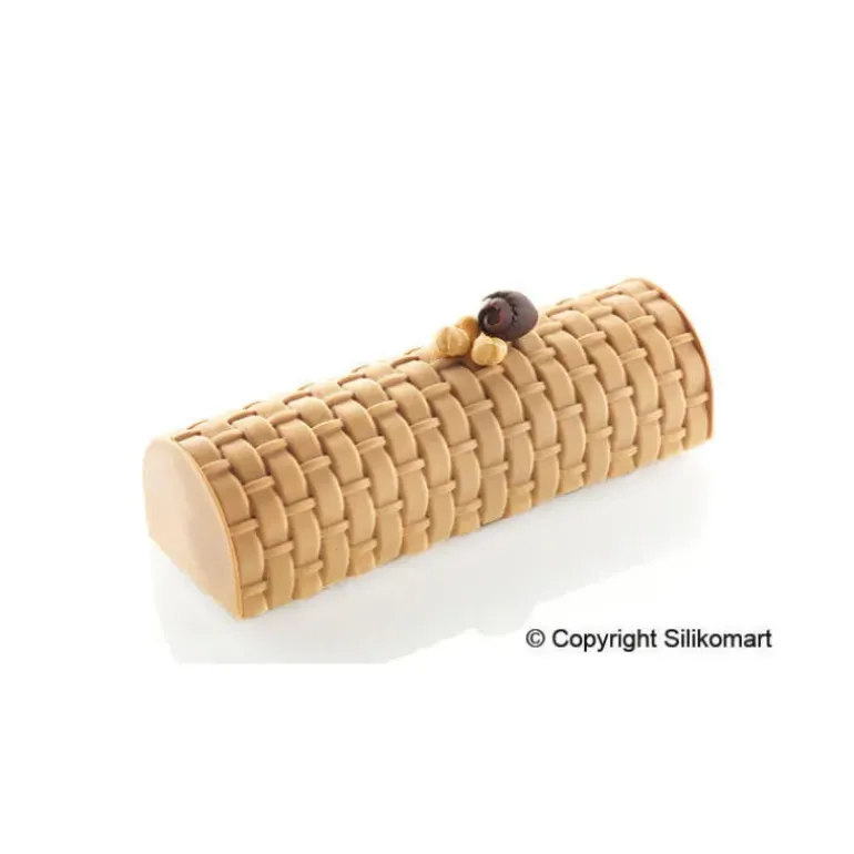 Tapis Décor Bûche Tressé Silicone SilikoMart Professional