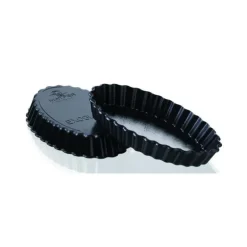 Tartelette ovale (Oblongue) Cannelée Exoglass® - Moule anti-adhésif