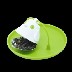 Tasse à Thé avec Infuseur et Couvercle Rouge 400 ml QDO