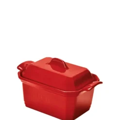 Terrine à foie gras avec presse 0,6L Emile Henry - Couleur Grand Cru