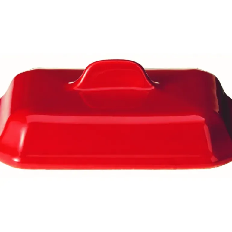 Terrine à foie gras avec presse 0,6L Emile Henry - Couleur Grand Cru