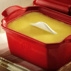 Terrine à foie gras avec presse 0,6L Emile Henry - Couleur Grand Cru