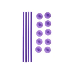 Tiges pour Pièce Montée (x4) et Capuchons (x10) Wilton