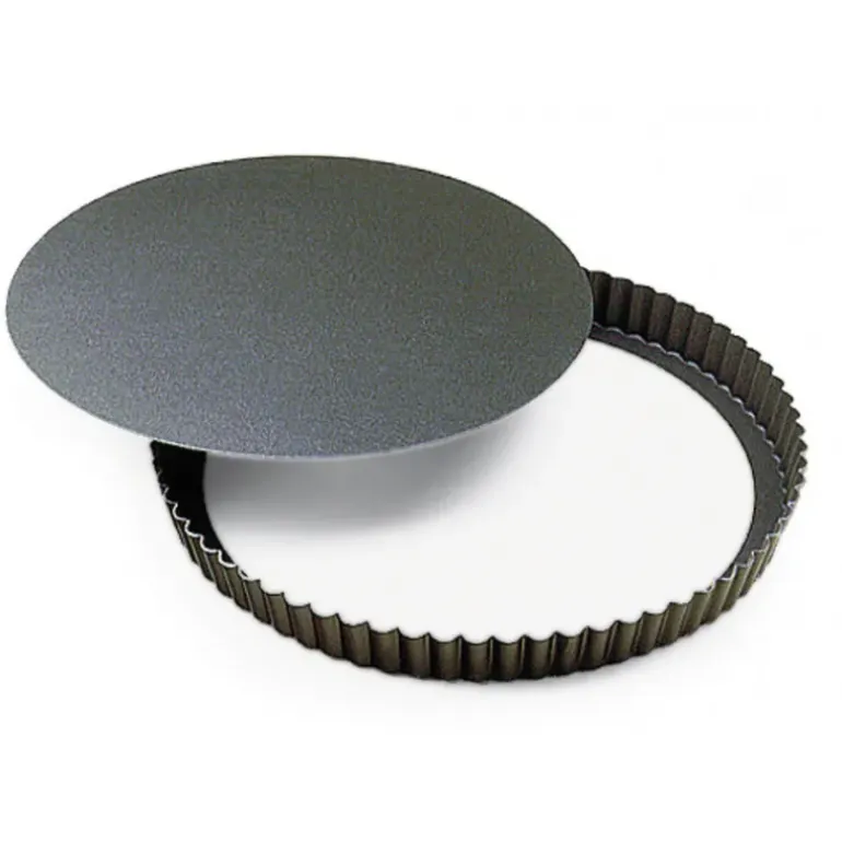 Tourtière Cannelée Fond Mobile 30 cm Gobel