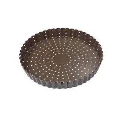 Tourtière perforée Ø 24 cm - anti-adhérent Gobel