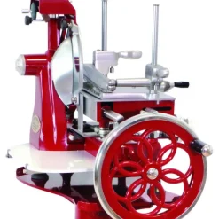 Trancheuse à Jambon Manuelle Rétro Rouge 300 mm Wismer