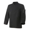 Veste de Cuisine Mixte Noire Parement NERO T.5 Robur manches longues