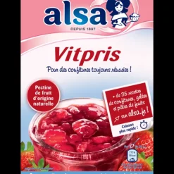 Vitpris Alsa Pectine de fruits pour confitures 188g
