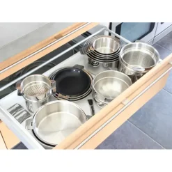 Wok Casteline Ø 20 cm Manche Amovible Inox Cristel