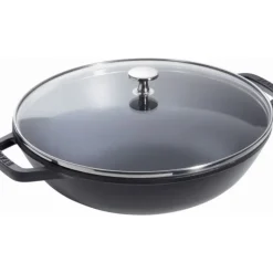 Wok en Fonte 30 cm Noir Staub
