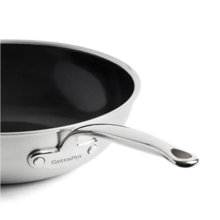 Wok Inox Ø 30 cm PREMIERE GreenPan