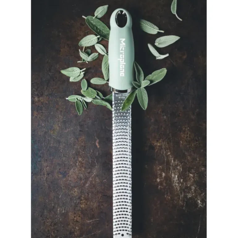 Zesteur Premium Classic Vert Sauge Microplane